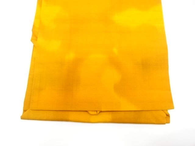  変わり亀甲模様織り出し　暈し　名古屋帯